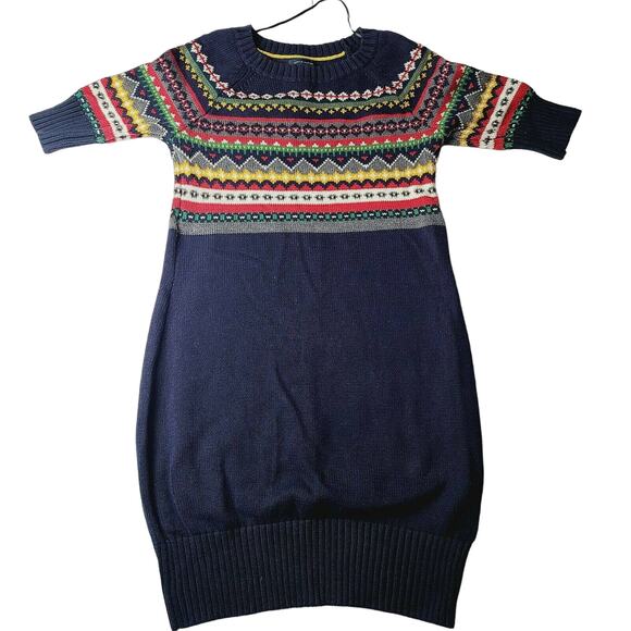 Tommy Hilfiger Women’s Blue Tight Knit Sweater Dress Size Small - Picture 1 of 7